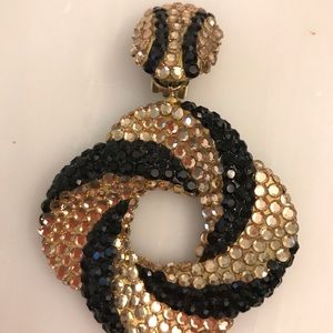 Vintage Jewelry - Rhinestone 80’s Statement Earrings Vintage Jewelry - Rhinestone 80’s Statement Earrings